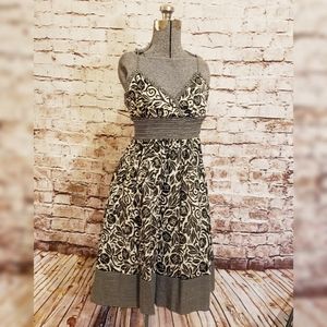 BCBGMAXAZRIA Sundress Lined Adjustable Straps Medium